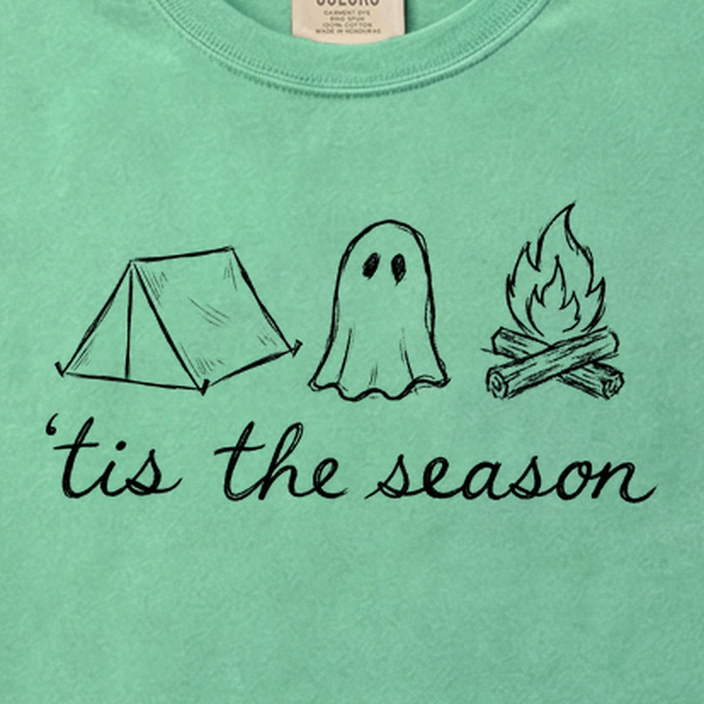 Tis the Season for Camping Cotton T-Shirt