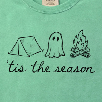 Tis the Season for Camping Cotton T-Shirt