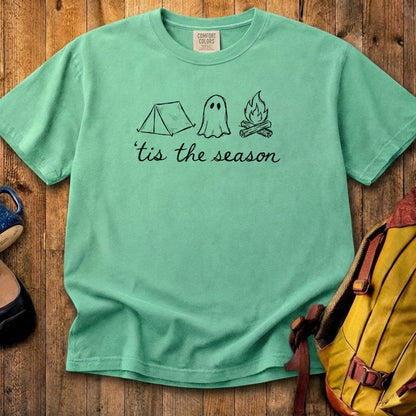 Tis the Season for Camping Cotton T-Shirt