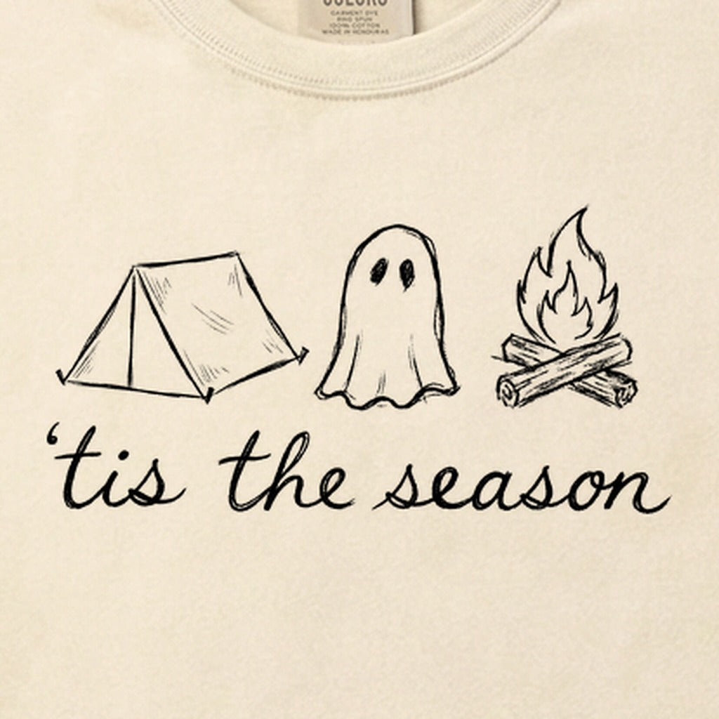 Tis the Season for Camping Cotton T-Shirt