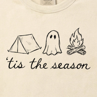Tis the Season for Camping Cotton T-Shirt
