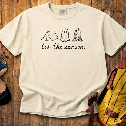 Tis the Season for Camping Cotton T-Shirt
