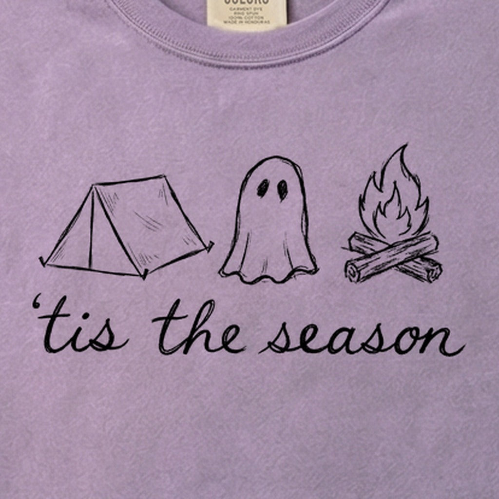 Tis the Season for Camping Cotton T-Shirt