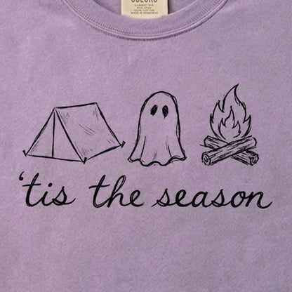Tis the Season for Camping Cotton T-Shirt