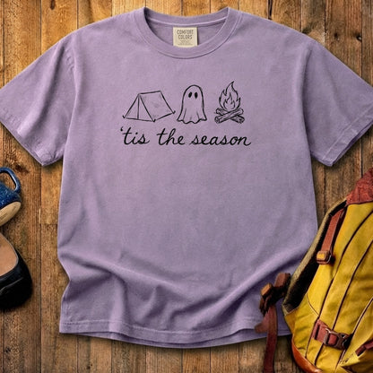 Tis the Season for Camping Cotton T-Shirt