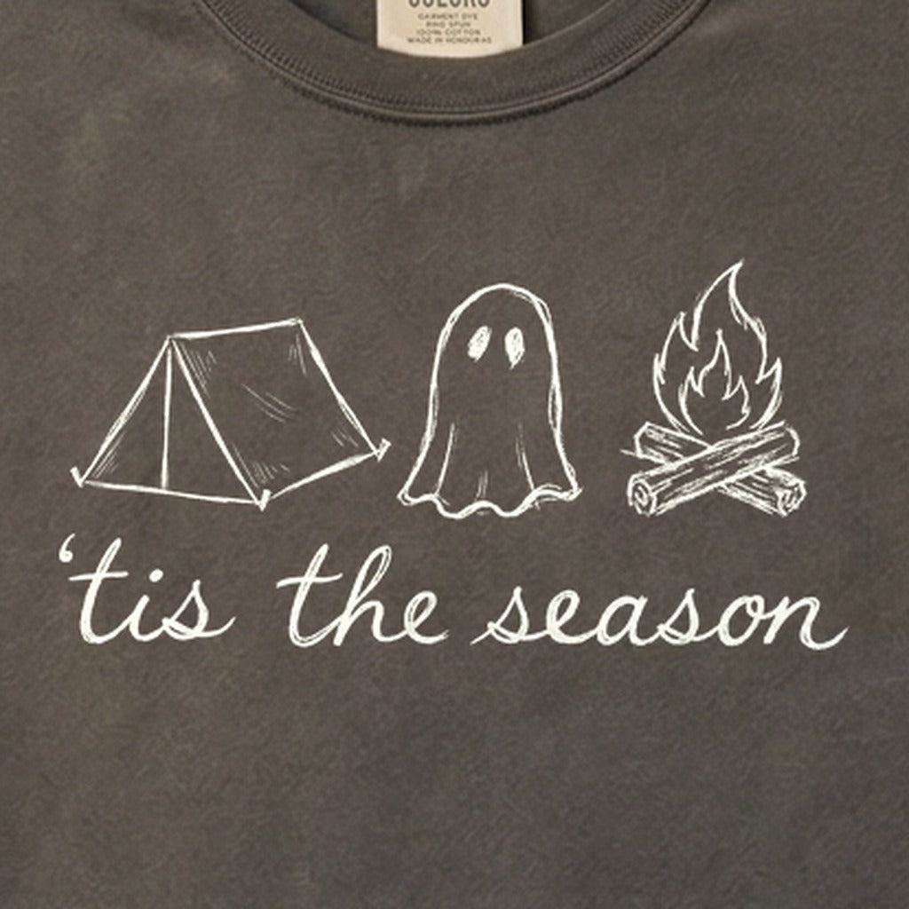 Tis the Season for Camping Cotton T-Shirt