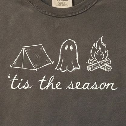 Tis the Season for Camping Cotton T-Shirt