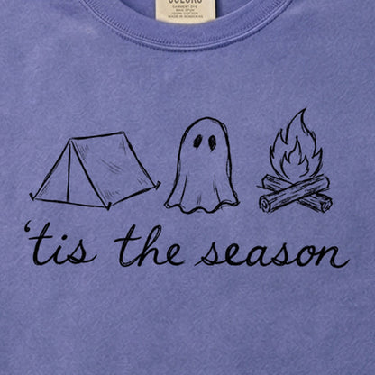 Tis the Season for Camping Cotton T-Shirt
