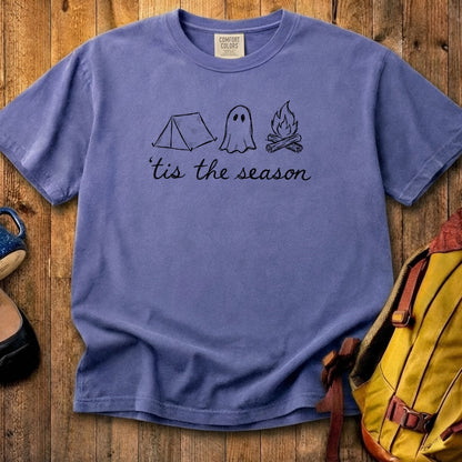 Tis the Season for Camping Cotton T-Shirt