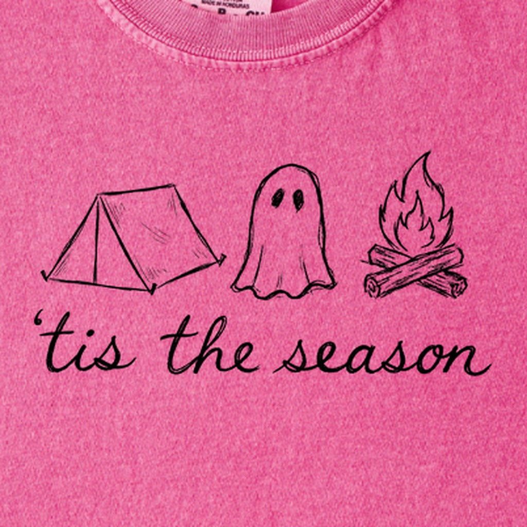 Tis the Season for Camping Kids Cotton T-Shirt
