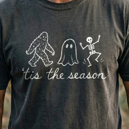 Tis the Season for Halloween Cotton T-Shirt