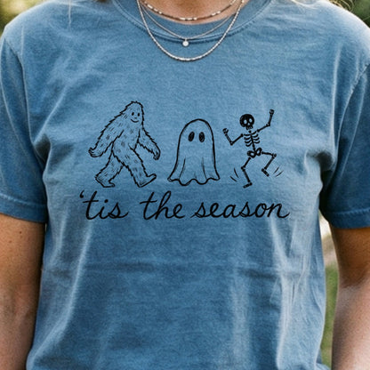 Tis the Season for Halloween Cotton T-Shirt