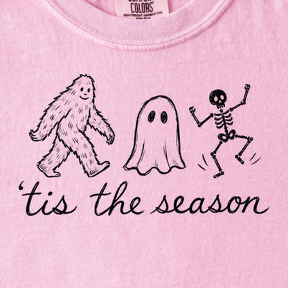 Tis the Season for Halloween Kids Cotton T-Shirt