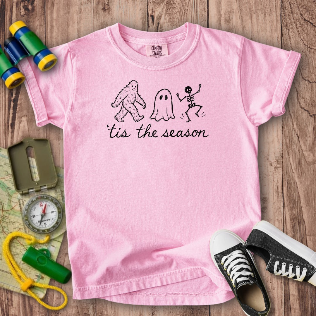 Tis the Season for Halloween Kids Cotton T-Shirt