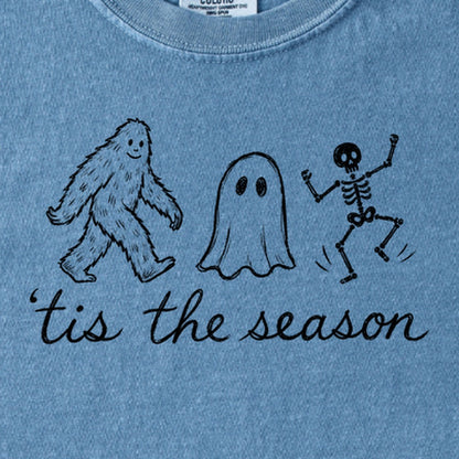 Tis the Season for Halloween Kids Cotton T-Shirt