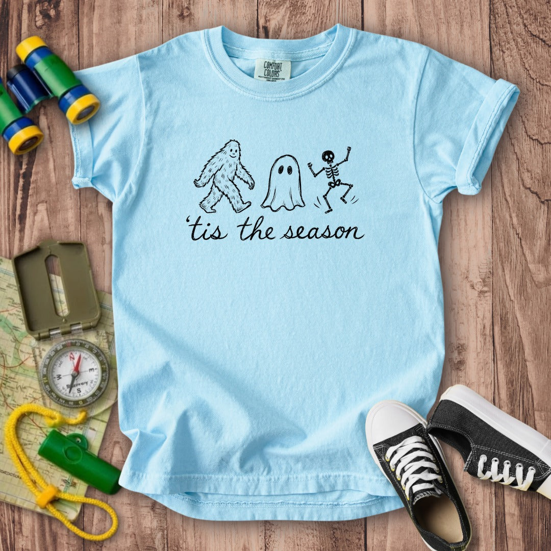 Tis the Season for Halloween Kids Cotton T-Shirt