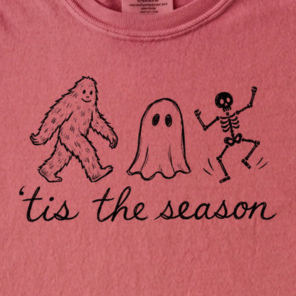 Tis the Season for Halloween Kids Cotton T-Shirt