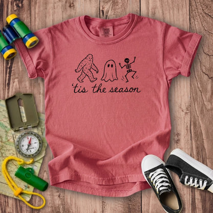 Tis the Season for Halloween Kids Cotton T-Shirt