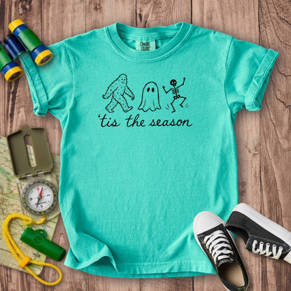 Tis the Season for Halloween Kids Cotton T-Shirt
