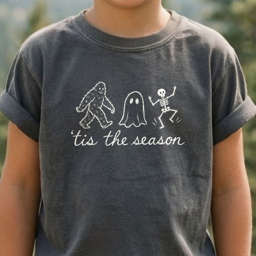 Tis the Season for Halloween Kids Cotton T-Shirt