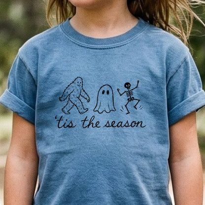 Tis the Season for Halloween Kids Cotton T-Shirt