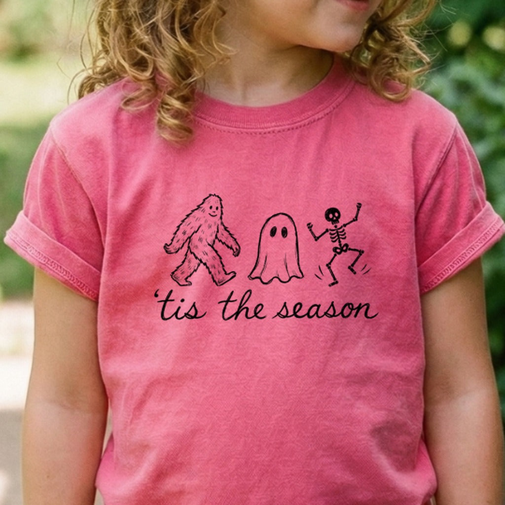 Tis the Season for Halloween Kids Cotton T-Shirt
