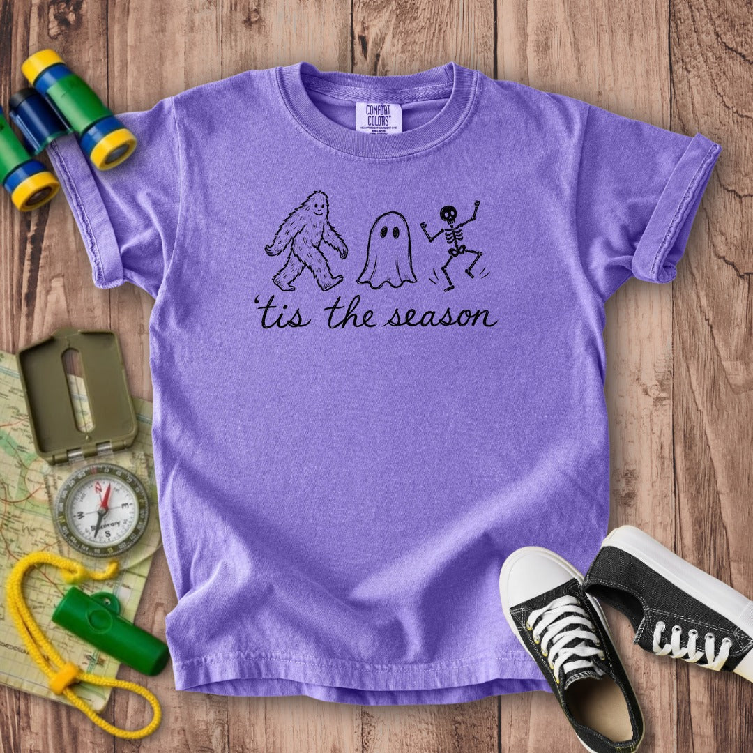 Tis the Season for Halloween Kids Cotton T-Shirt