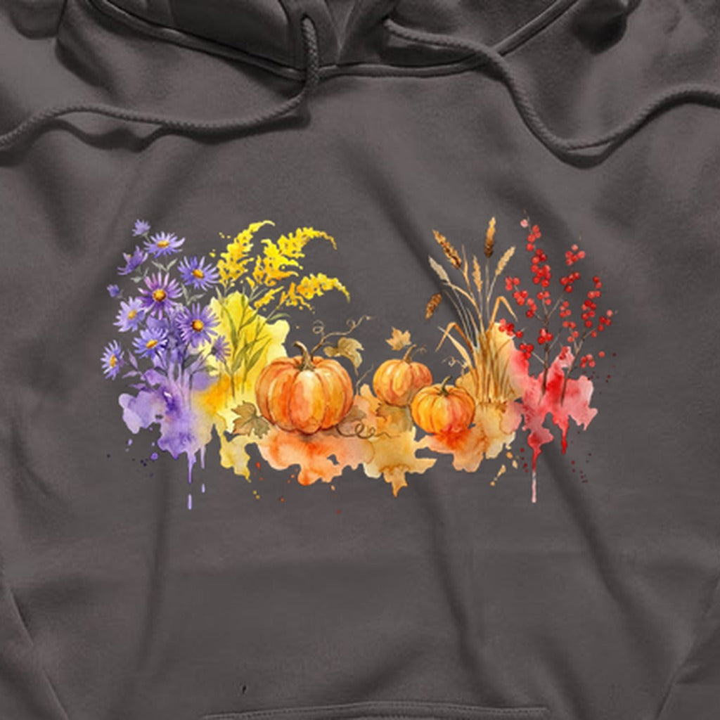 Watercolor Pumpkin Patch Hoodie