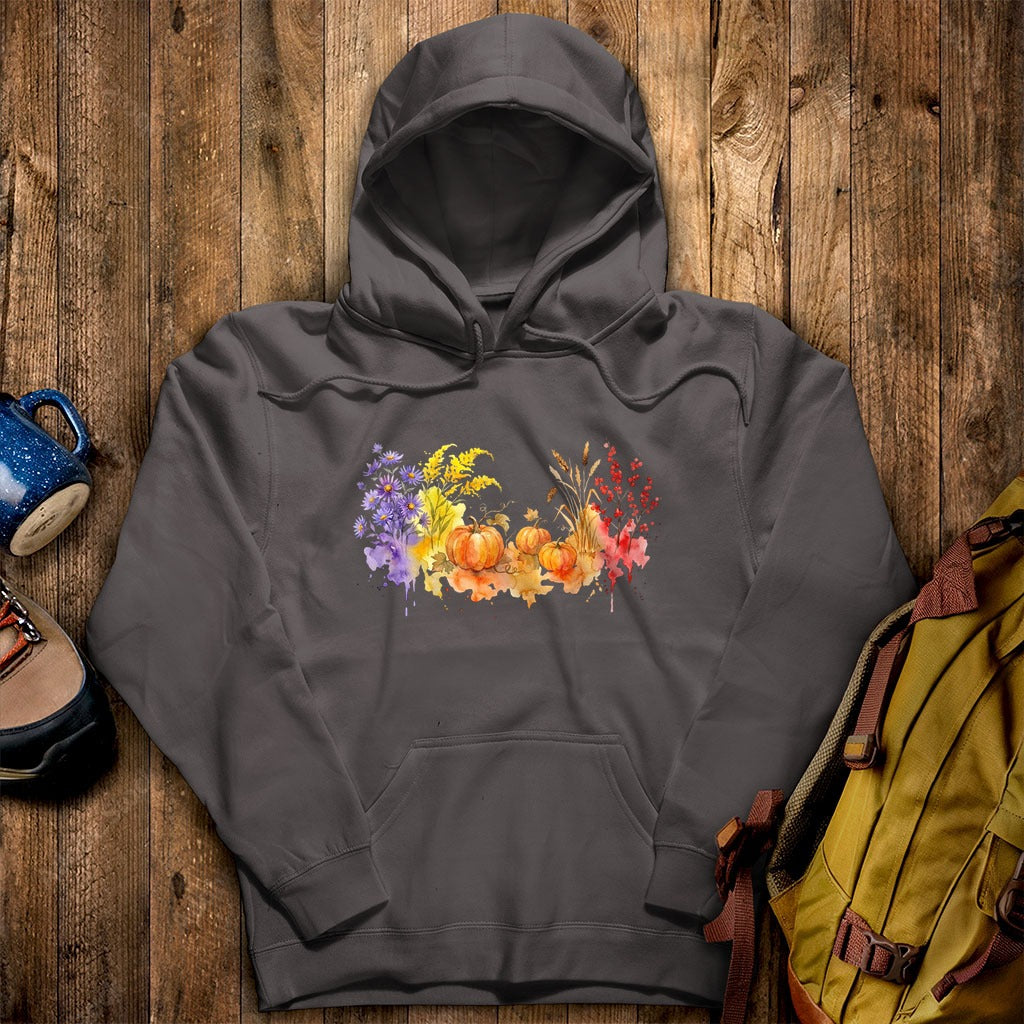 Watercolor Pumpkin Patch Hoodie