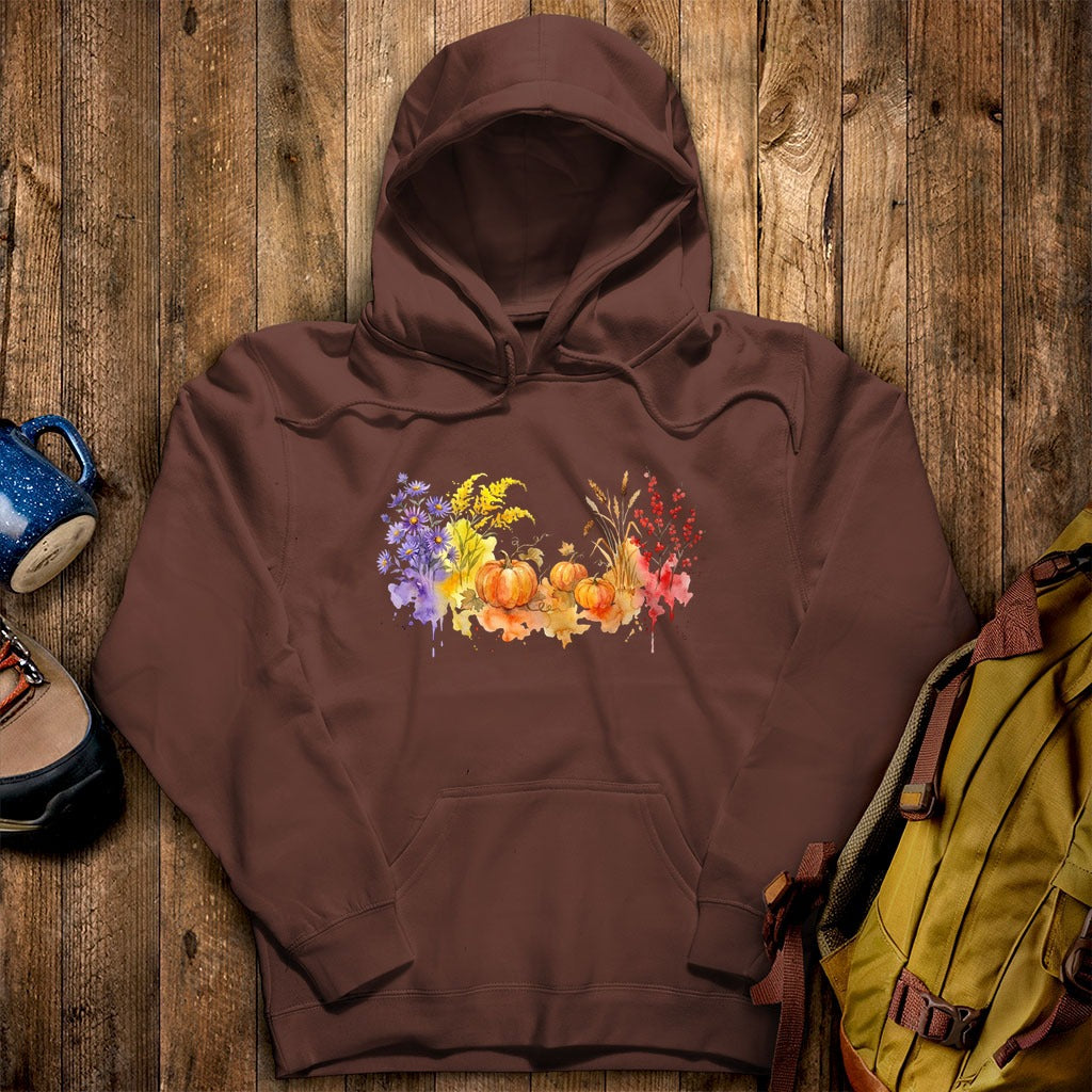Watercolor Pumpkin Patch Hoodie