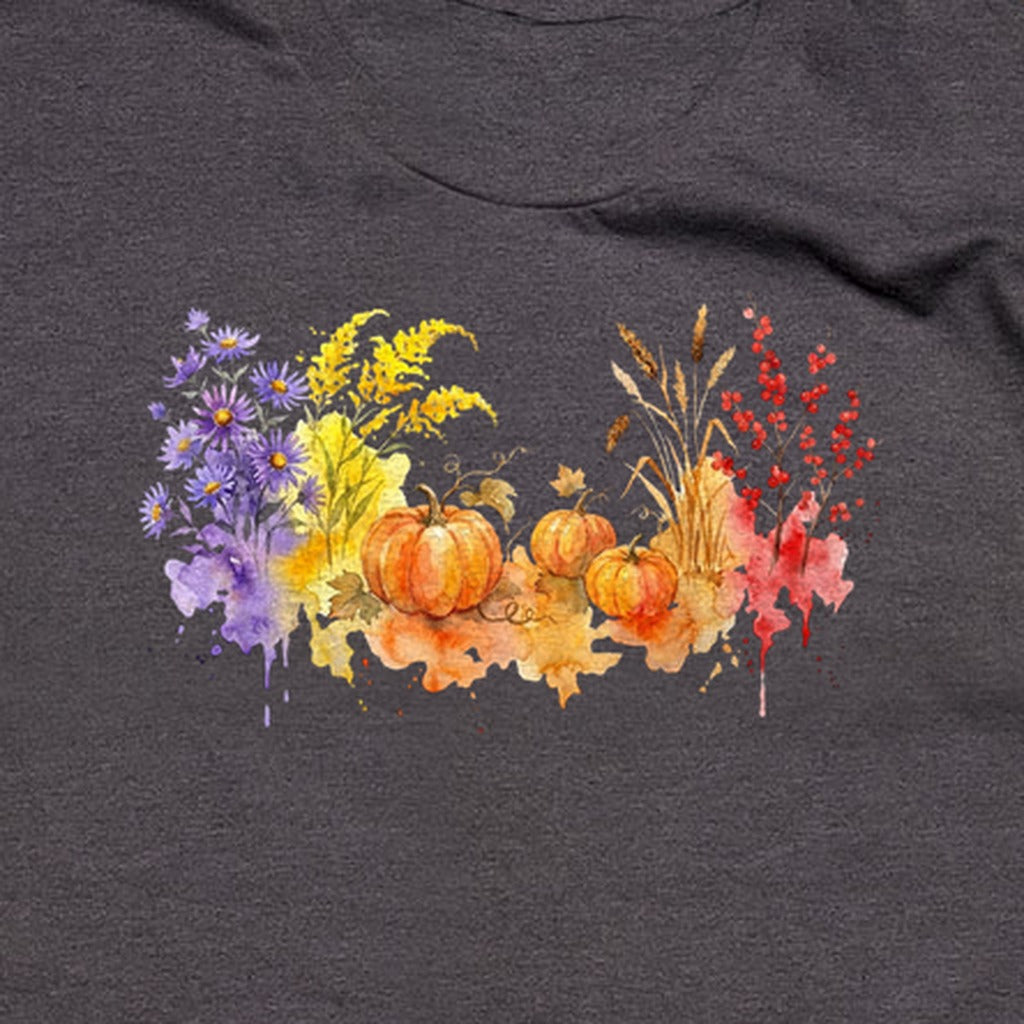 Watercolor Pumpkin Patch T-Shirt