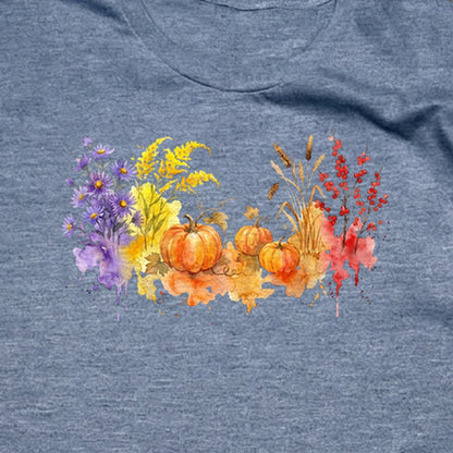 Watercolor Pumpkin Patch T-Shirt