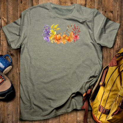 Watercolor Pumpkin Patch T-Shirt