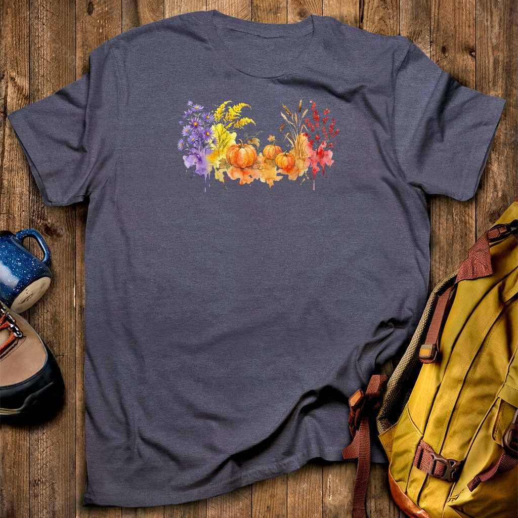 Watercolor Pumpkin Patch T-Shirt