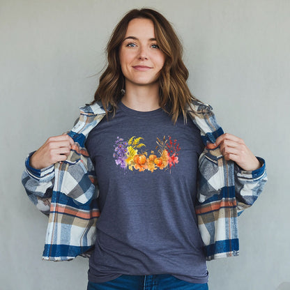 Watercolor Pumpkin Patch T-Shirt