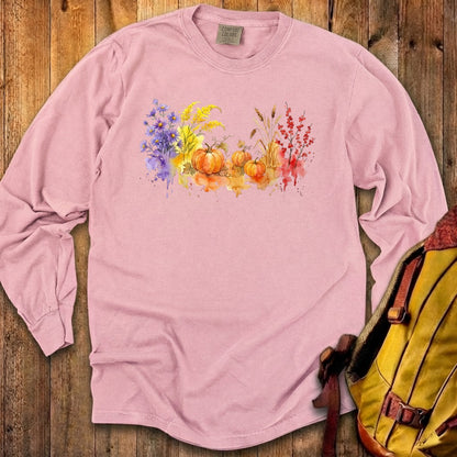 Watercolor Pumpkin Patch Premium Long Sleeve