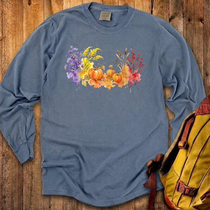 Watercolor Pumpkin Patch Premium Long Sleeve
