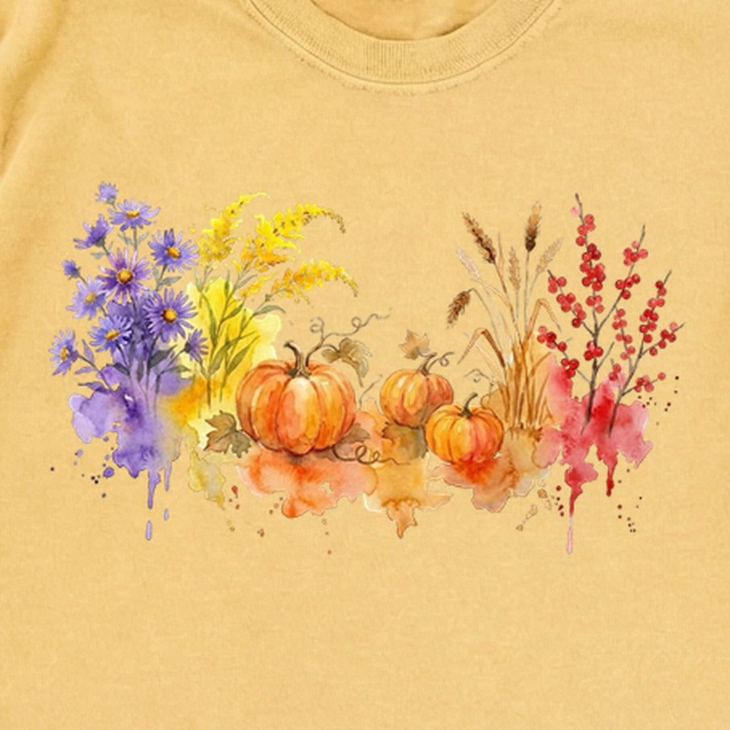 Watercolor Pumpkin Patch Premium Long Sleeve