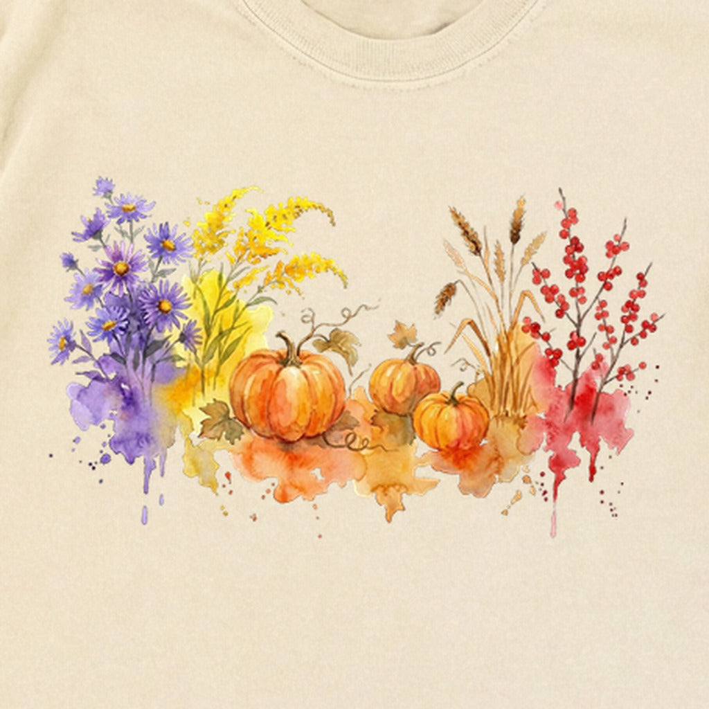 Watercolor Pumpkin Patch Premium Long Sleeve