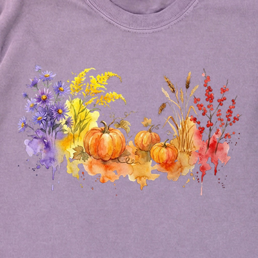Watercolor Pumpkin Patch Premium Long Sleeve