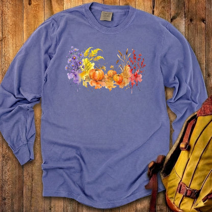 Watercolor Pumpkin Patch Premium Long Sleeve
