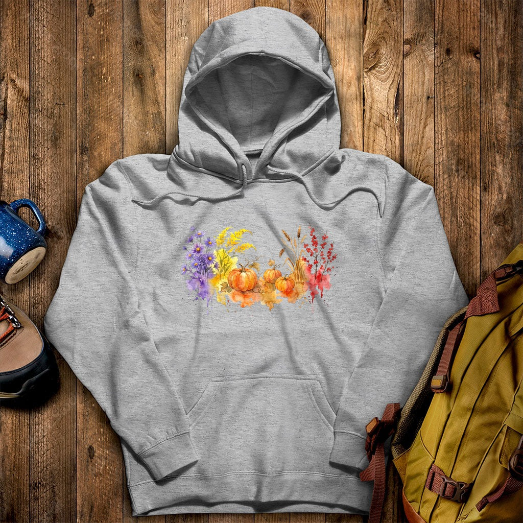 Watercolor Pumpkin Patch Hoodie