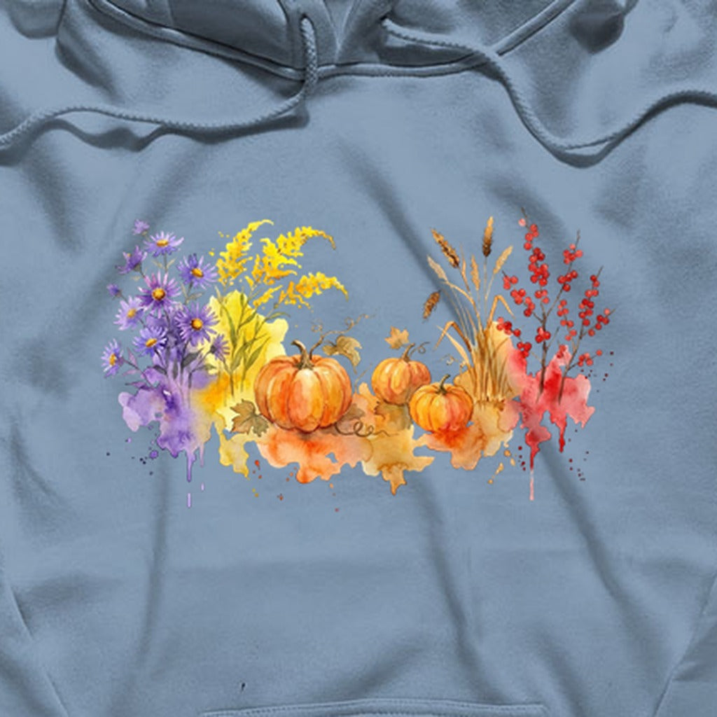Watercolor Pumpkin Patch Hoodie