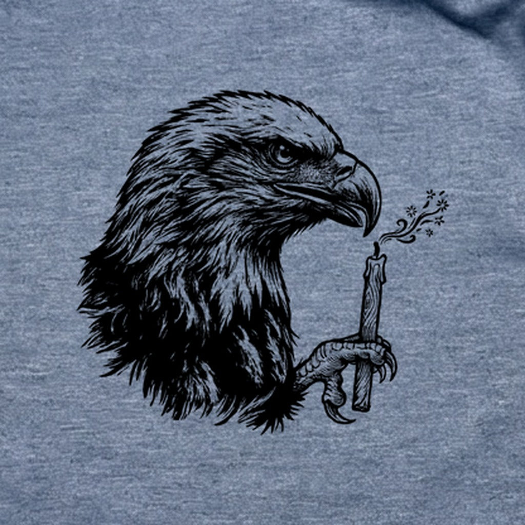 Happy Birthday America Eagle Blowing Out a Candle T-Shirt