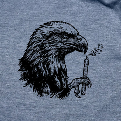 Happy Birthday America Eagle Blowing Out a Candle T-Shirt