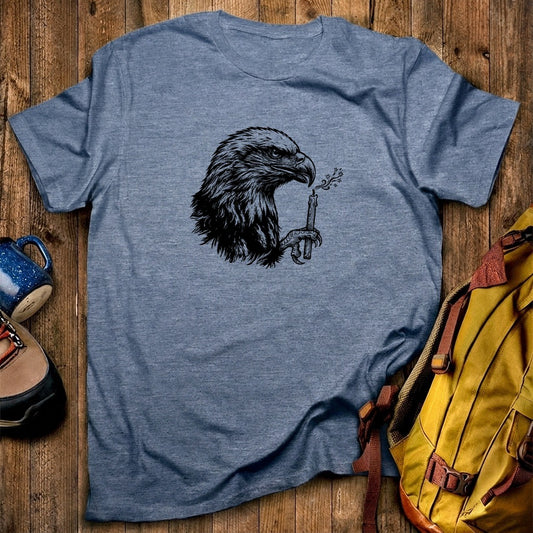 Happy Birthday America Eagle Blowing Out a Candle T-Shirt