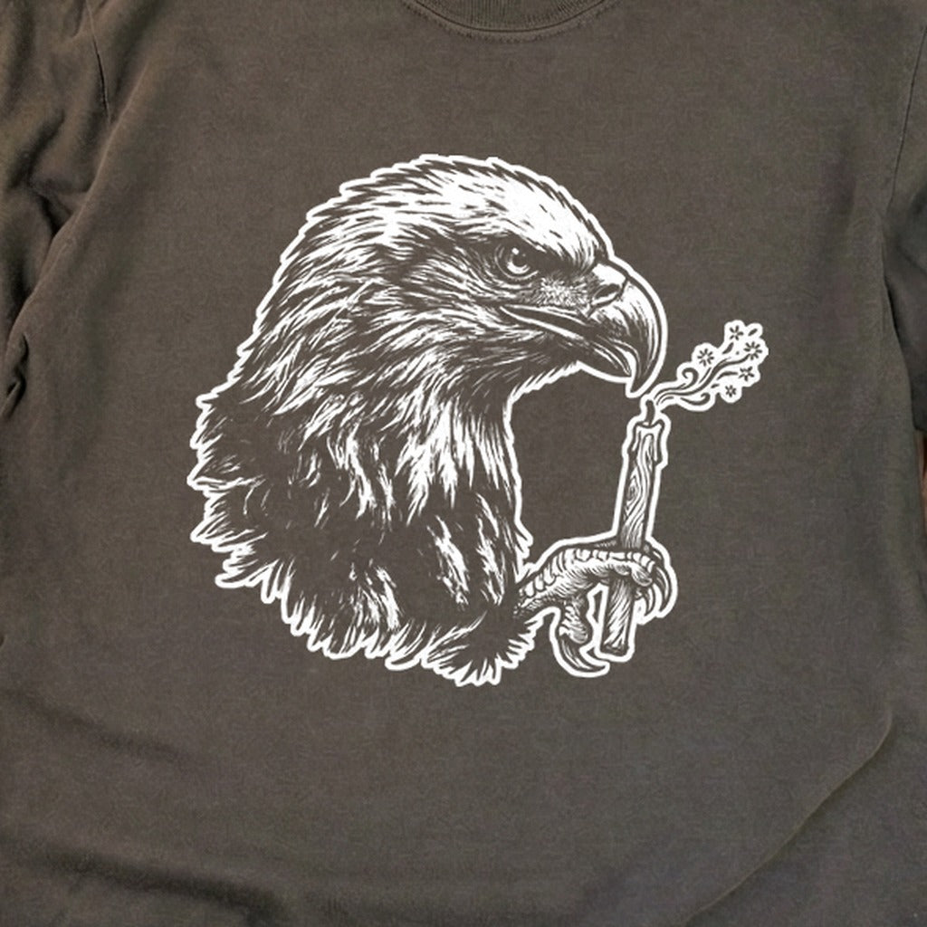 Happy Birthday America Eagle Blowing Out a Candle Premium Long Sleeve
