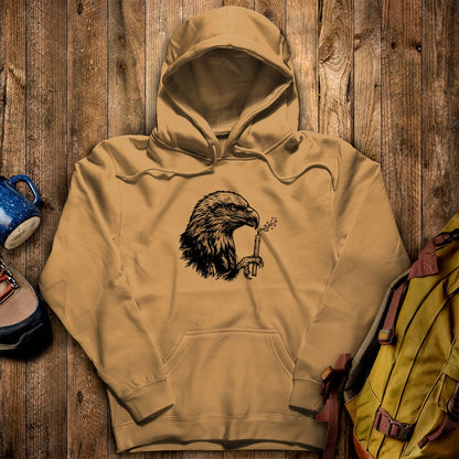 Happy Birthday America Eagle Blowing Out a Candle Hoodie