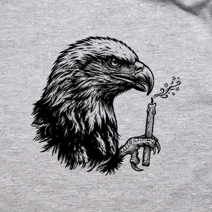 Happy Birthday America Eagle Blowing Out a Candle T-Shirt