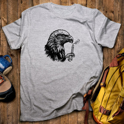 Happy Birthday America Eagle Blowing Out a Candle T-Shirt